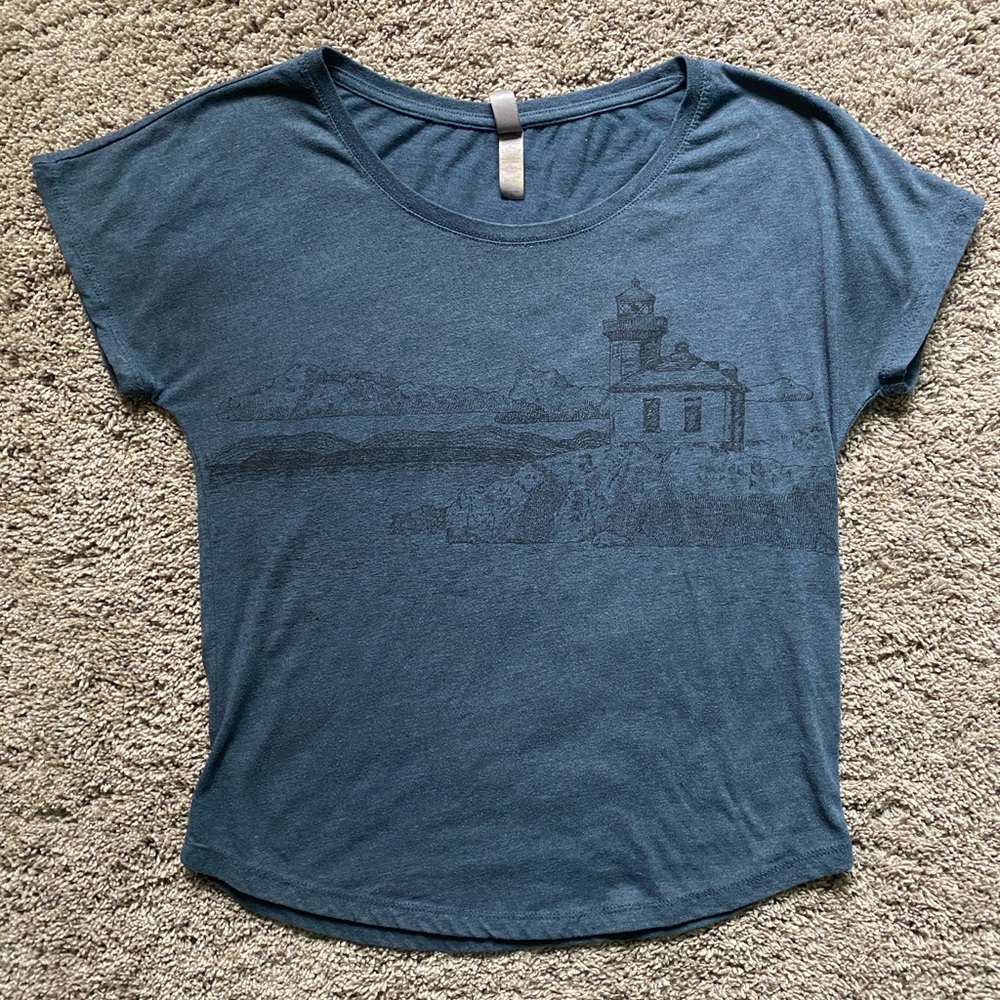 Blue Women's Lighthouse Tee